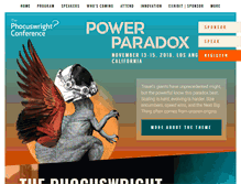 Tablet Screenshot of phocuswrightconference.com